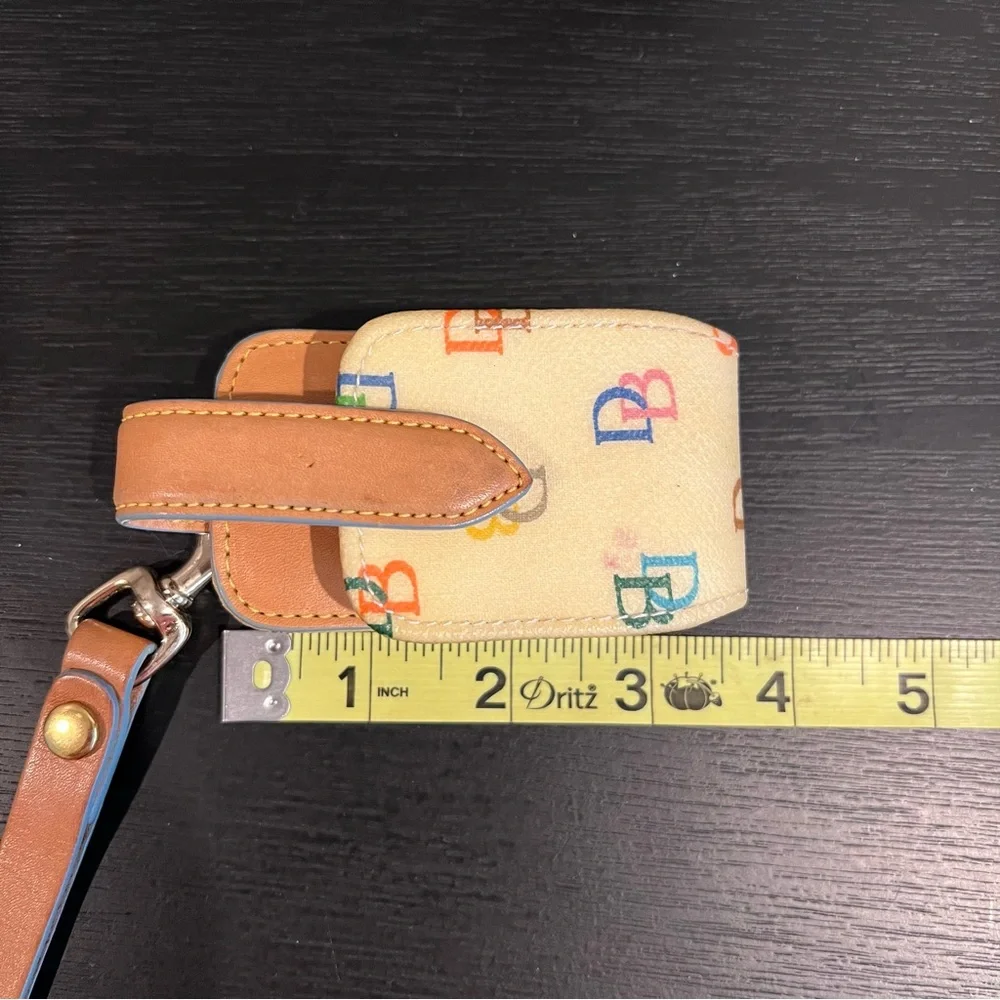 Vintage Dooney Bourke Cell Phone Case Wristlet Lipstick Holder Logo Bag Charm